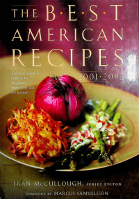 THE BEST AMERICAN RECIPES 2001-2002