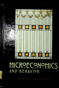 MICROECONOMICS AND BEHAVIOR