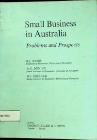 Small Business in Australia: Problems and Prospects
