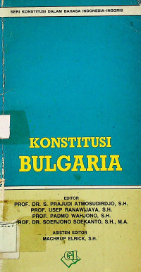 KONSTITUSI BULGARIA