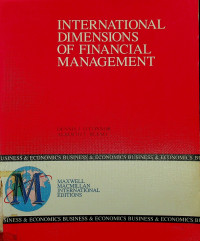 INTERNATIONAL DIMENSIONS OF FINANCIAL MANAGEMENT