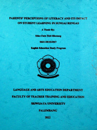 PARENTS’ PERCEPTIONS OF LITERACY AND ITS IMPACT ON STUDENT LEARNING IN SUNGAI RENGAS