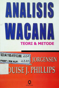 ANALISIS WACANA: TEORI & METODE