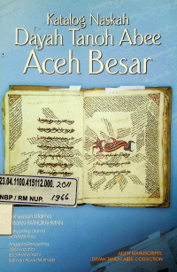 Katalog Naskah Dayah Tanoh Abee Aceh Besar