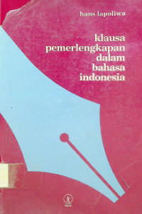 klausa pemerlengkapan dalam bahasa indonesia