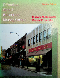 Effective Small Business Management, Second Edition