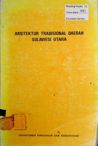 ARSITEKTUR TRADISIONAL DAERAH SULAWESI UTARA