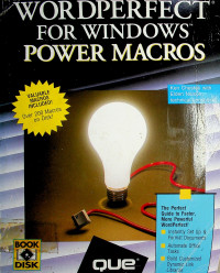 WORDPERFECT FOR WINDOWS POWER MACROS