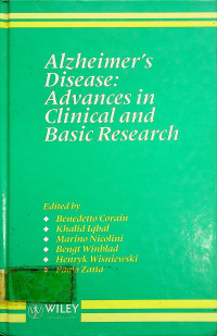 Alzheimer's disease: Advances in Clinical and Basic Research