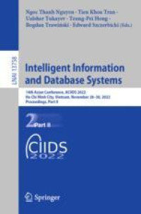Intelligent Information and Database Systems: 14th Asian Conference, ACIIDS 2022, Ho Chi Minh City, Vietnam, November 28–30, 2022, Proceedings, Part II
