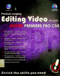 PANDUAN LENGKAP: Editing Vidio dengan ADOBE PREMIERE PRO CS4