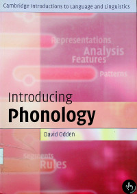 Introducing Phonology: Cambridge Introductions to Language and Linguistics