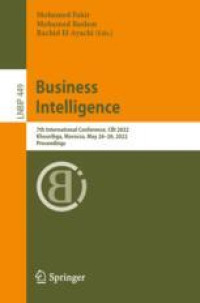 Business Intelligence: 7th International Conference, CBI 2022, Khouribga, Morocco, May 26–28, 2022, Proceedings