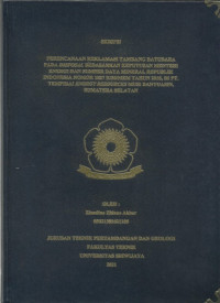 PERENCANAAN REKLAMASI TAMBANG BATUBARA PADA DISPOSAL BEDASARKAN KEPUTUSAN MENTERI ENERGI DAN SUMBER DAYA MINERAL REPUBLIK INDONESIA NOMOR 1827 K/30/MEM TAHUN 2018, DI PT. TEMPIRAI ENERGY RESOURCES MUSI BANYUASIN, SUMATERA SELATAN