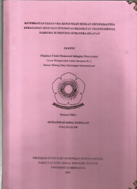 KETERKAITAN BEBAS VISA KUNJUNGAN DENGAN MENINGKATNYA KERAGAMAN JENIS DAN INTENSITAS KEJAHATAN TRANSNASIONAL NARKOBA DI PROVINSI SUMATERA SELATAN