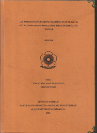 UJI TOKSISITAS SUBKRONIS EKSTRAK ETANOL KULIT PETAI (Parkia speciosa Hassk.) PADA TIKUS PUTIH GALUR WISTAR