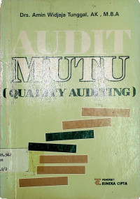 AUDIT MUTU (QUALITY AUDITING)