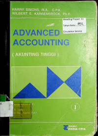 ADVANCED ACCOUNTING (AKUNTING TINGGI) 1