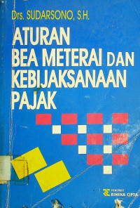 ATURAN BEA METERAI DAN KEBIJAKSANAAN PAJAK