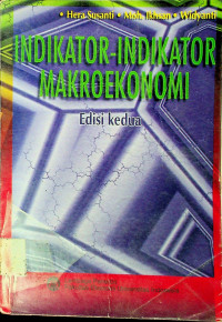 INDIKATOR-INDIKATOR MAKROEKONOMI Edisi kedua