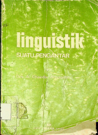 linguistik SUATU PENGANTAR