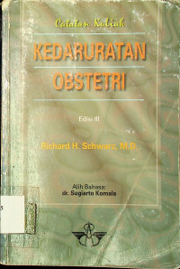 Catatan kuliah KEDARURATAN OBSTETRI Edisi III