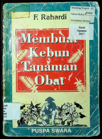 Membuat Kebun Tanaman Obat