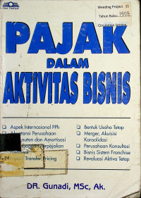 PAJAK DALAM AKTIVITAS BISNIS