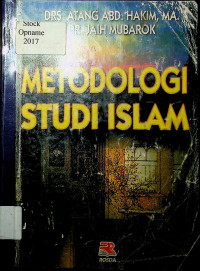 METODOLOGI STUDI ISLAM