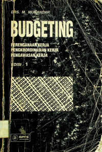 BUDGETING: PERENCANAAN KERJA, PENGKOORDINASIAN KERJA, PENGAWASAN KERJA, EDISI 1