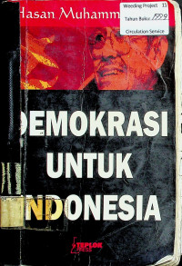 DEMOKRASI UNTUK INDONESIA