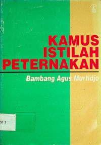 KAMUS ISTILAH PETERNAKAN