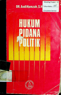 HUKUM PIDANA POLITIK