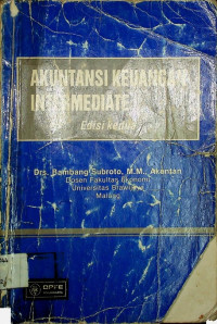 AKUNTANSI KEUANGAN INTERMEDIATE