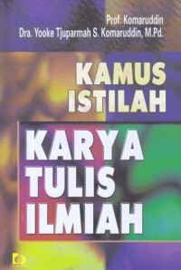 KAMUS ISTILAH KARYA TULIS ILMIAH