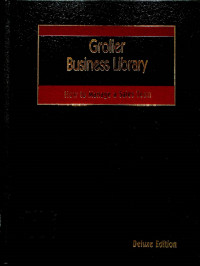 Grolier Business Library:Ho to Manage a Sales Team