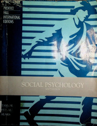 SOCIAL PSYCHOLOGY NINTH EDITION