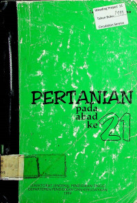 PERTANIAN pada Abad ke 21