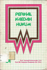 PERIHAL KAEDAH HUKUM