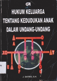 HUKUM KELUARGA TENTANG KEDUDUKAN ANAK DALAM UNDANG-UNDANG