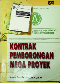 KONTRAK PEMBORONGAN MEGA PROYEK