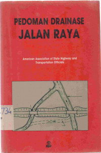 PEDOMAN DRAINASE JALAN RAYA