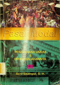 Pasar Modal : PENAWARAN UMUM & PERMASALAHANNYA