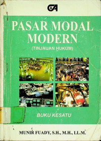 PASAR MODAL MODERN (TINJAUAN HUKUM),  BUKU KESATU