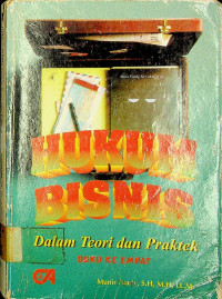 HUKUM BISNIS: Dalam Teori dan Praktek, BUKU KE EMPAT