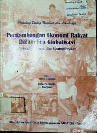 Prosiding dialog nasional dan lokakarya: pengembangan  ekonomi rakyat dalam era globalisasi