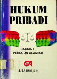 HUKUM PRIBADI BAGIAN 1 PERSOON ALAMIAH