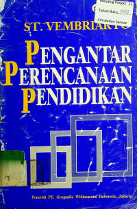 PENGANTAR PERENCANAAN PENDIDIKAN