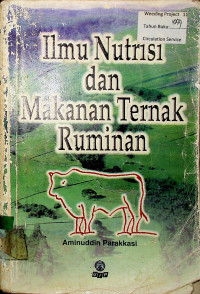 ILMU NUTRISI DAN MAKANAN TERNAK RUMINAN