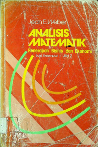 ANALISIS MATEMATIK: Penerapan Bisnis dan Ekonomi, Edisi Keempat- Jilid 2